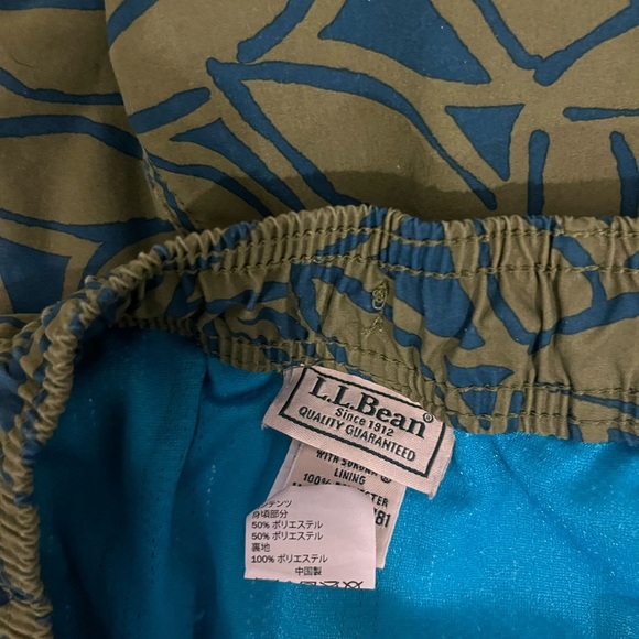 L.L. Bean Swim Trunks 7’ - Picture 4 of 6
